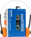 Baladeur cassette sur batterie rechargeable Bluetooth