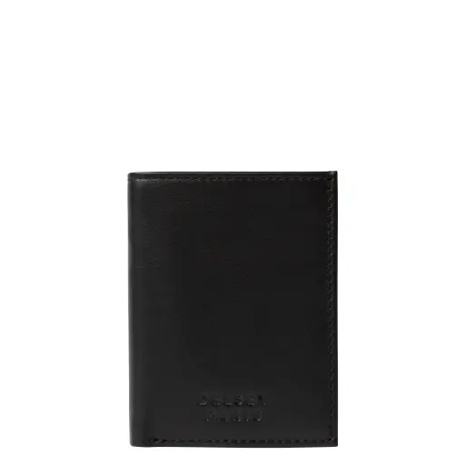 Portefeuille en cuir lisse 3v