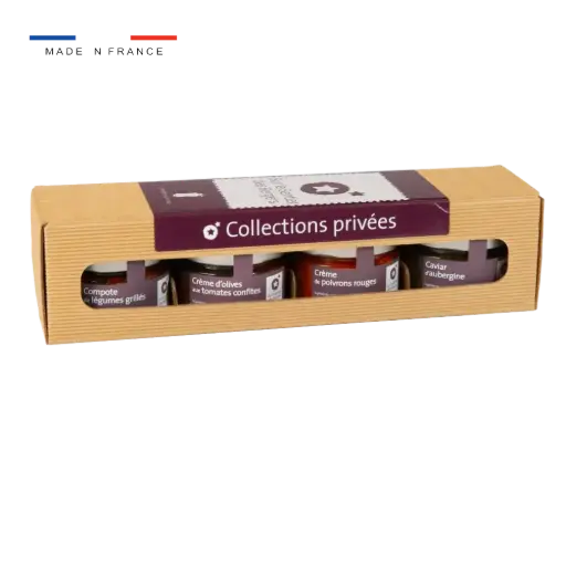 [Le coffret 4 pots "L'ensoleillé"] Le coffret 4 pots "L'ensoleillé"