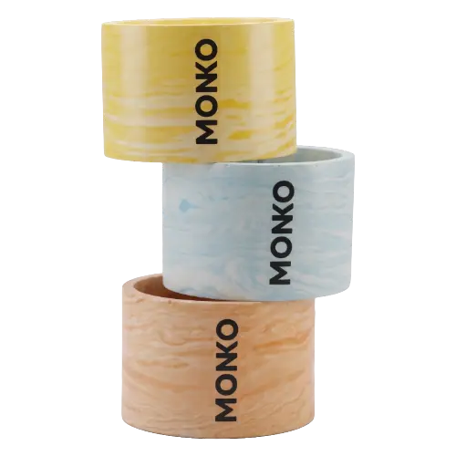[Pack de 3 petites bougies "coffret Été" : Monoï, fleur de coton et tubéreuse] Pack de 3 petites bougies "coffret Été"